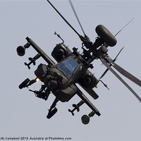 Buy canvas prints of AH-64 Westland Apache by Keith Campbell