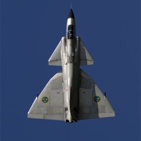 Buy canvas prints of Vertical Viggen by Keith Campbell