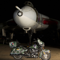 Buy canvas prints of Vulcan and Harley-Davidson by Keith Campbell