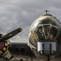 Buy canvas prints of Memphis Belle - colour version. by Keith Campbell