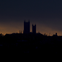Buy canvas prints of Lincoln Cathedral at Dawn by Keith Campbell