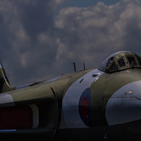 Buy canvas prints of Vulcan XM607 by Keith Campbell