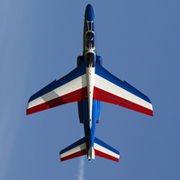 Buy canvas prints of Patrouille De France Alphajet by Keith Campbell