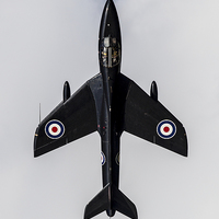 Buy canvas prints of Hawker Hunter G-FFOX by Keith Campbell