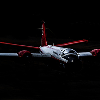 Buy canvas prints of  Canberra WT333 in the shadows. by Keith Campbell