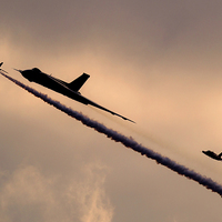 Buy canvas prints of  Vulcan and Gnats by Keith Campbell