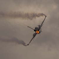 Buy canvas prints of  SOLOTURK igniting the sky by Keith Campbell