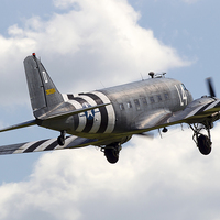 Buy canvas prints of  C-47B Skytrain launching by Keith Campbell
