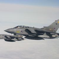 Buy canvas prints of  RAF Tornado pair by Keith Campbell