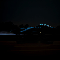 Buy canvas prints of Night Harrier Launch  by Keith Campbell