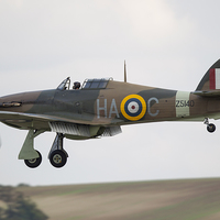 Buy canvas prints of  RAF Hawker Hurricane by Keith Campbell