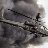Buy canvas prints of  British Army Apache by Keith Campbell