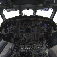 Buy canvas prints of  VC-10 cockpit by Keith Campbell