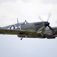 Buy canvas prints of  Spitfire Scramble by Keith Campbell