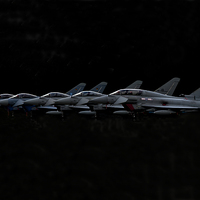 Buy canvas prints of  A Gaggle of Typhoons by Keith Campbell