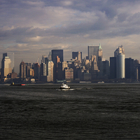 Buy canvas prints of  New York Skyline by Keith Campbell