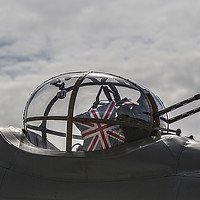 Buy canvas prints of RAF Lancaster Turret Gun by Keith Campbell