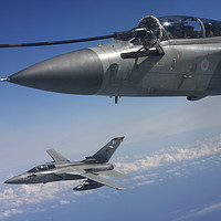 Buy canvas prints of F3 Tornado refuelling by Keith Campbell