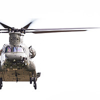 Buy canvas prints of RAF Chinook ZD574 front by Keith Campbell