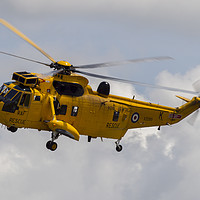 Buy canvas prints of RAF Search and Rescue Seaking by Keith Campbell
