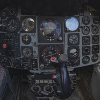 Buy canvas prints of F-4 Phantom cockpit by Keith Campbell