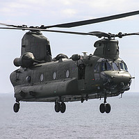 Buy canvas prints of RAF Chinook up close by Keith Campbell