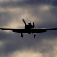Buy canvas prints of Hurricane Dusk Landing by Keith Campbell