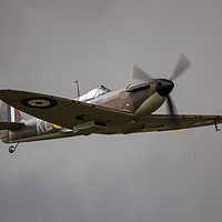 Buy canvas prints of World War 2 RAF Spitfire by Keith Campbell