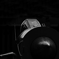 Buy canvas prints of RAF Lightning jet aircraft - mono version by Keith Campbell