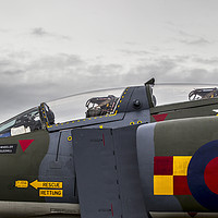 Buy canvas prints of RAF F-4 Phantom XV490 cockpits by Keith Campbell
