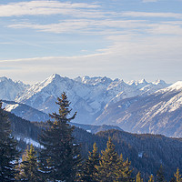 Buy canvas prints of Austrian Mountains by Keith Campbell
