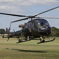 Buy canvas prints of Army Scout helicopter by Keith Campbell
