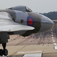 Buy canvas prints of Vulcan XH558 lining up by Keith Campbell