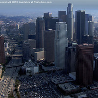 Buy canvas prints of Downtown Los Angeles by Brian Macdonald