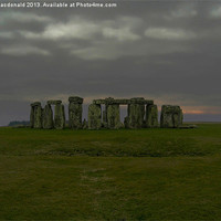 Buy canvas prints of Stonehenge by Brian Macdonald