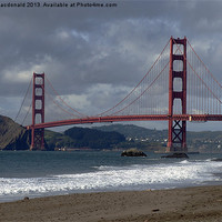 Buy canvas prints of Golden Gate by Brian Macdonald