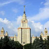 Buy canvas prints of Moscow State University by Brian Macdonald