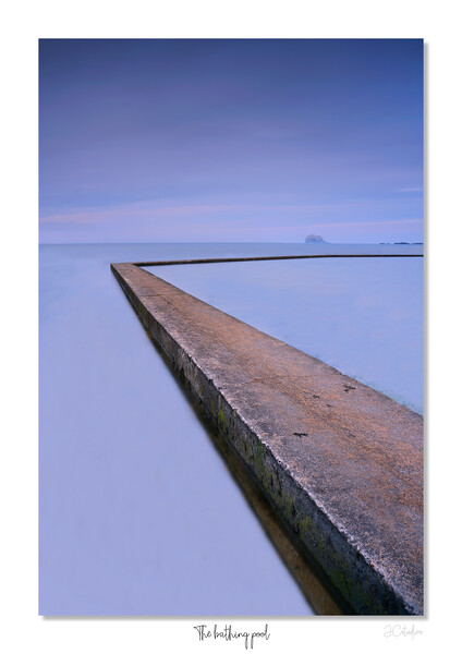 The Bathing pool North Berwick Scotland, Scottish  Picture Board by JC studios LRPS ARPS