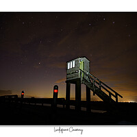 Buy canvas prints of  Lindisfarne causeway at night by JC studios LRPS ARPS