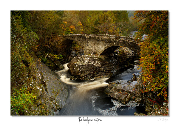 The bridge in  autumn Picture Board by JC studios LRPS ARPS