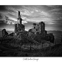 Buy canvas prints of  Castle Sinclair Girnigoe. Scotland, Scottish,  by JC studios LRPS ARPS