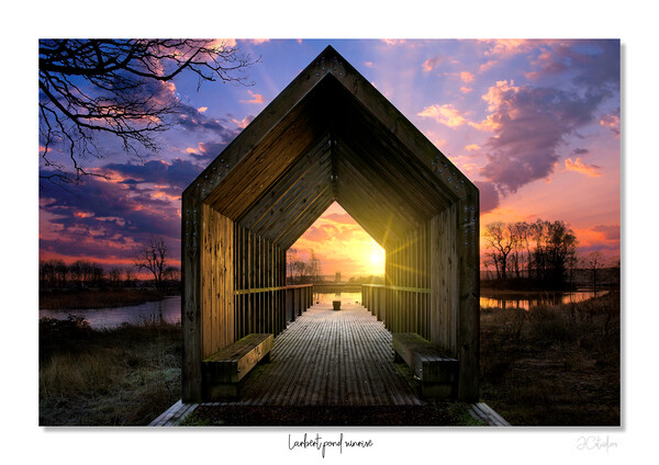 Larbert at sunrise Picture Board by JC studios LRPS ARPS