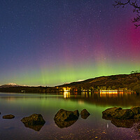 Buy canvas prints of Aurora over Loch Lomond by JC studios LRPS ARPS