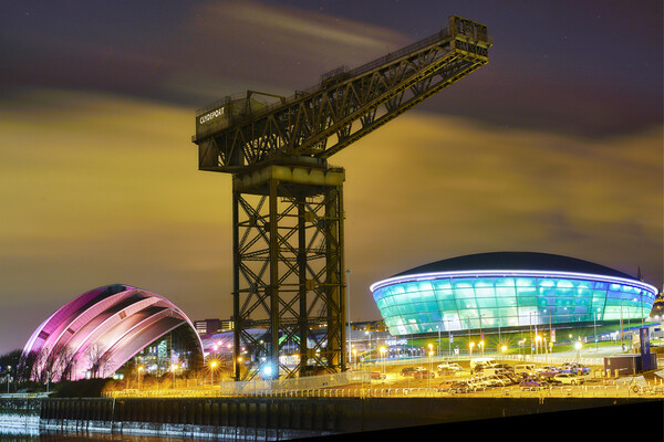 Glasgow at night Picture Board by JC studios LRPS ARPS