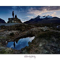 Buy canvas prints of At the end of the day, Sligachan Skye Scotland Hig by JC studios LRPS ARPS