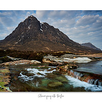 Buy canvas prints of Glencoe going with the flow. Buachaille Etive Mòr  by JC studios LRPS ARPS
