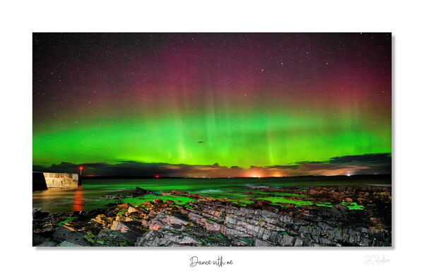 Dance with me (Aurora)northern lights aurora borea Picture Board by JC studios LRPS ARPS