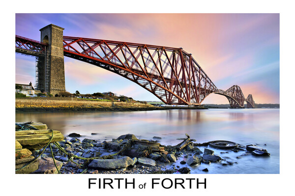 FIRTH of FORTH the iconic rail bridge Picture Board by JC studios LRPS ARPS