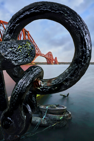 Heavy metal... Forth bridge through anchor parts  Picture Board by JC studios LRPS ARPS