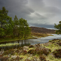 Buy canvas prints of Small boat at loch Tarff Scotland by JC studios LRPS ARPS